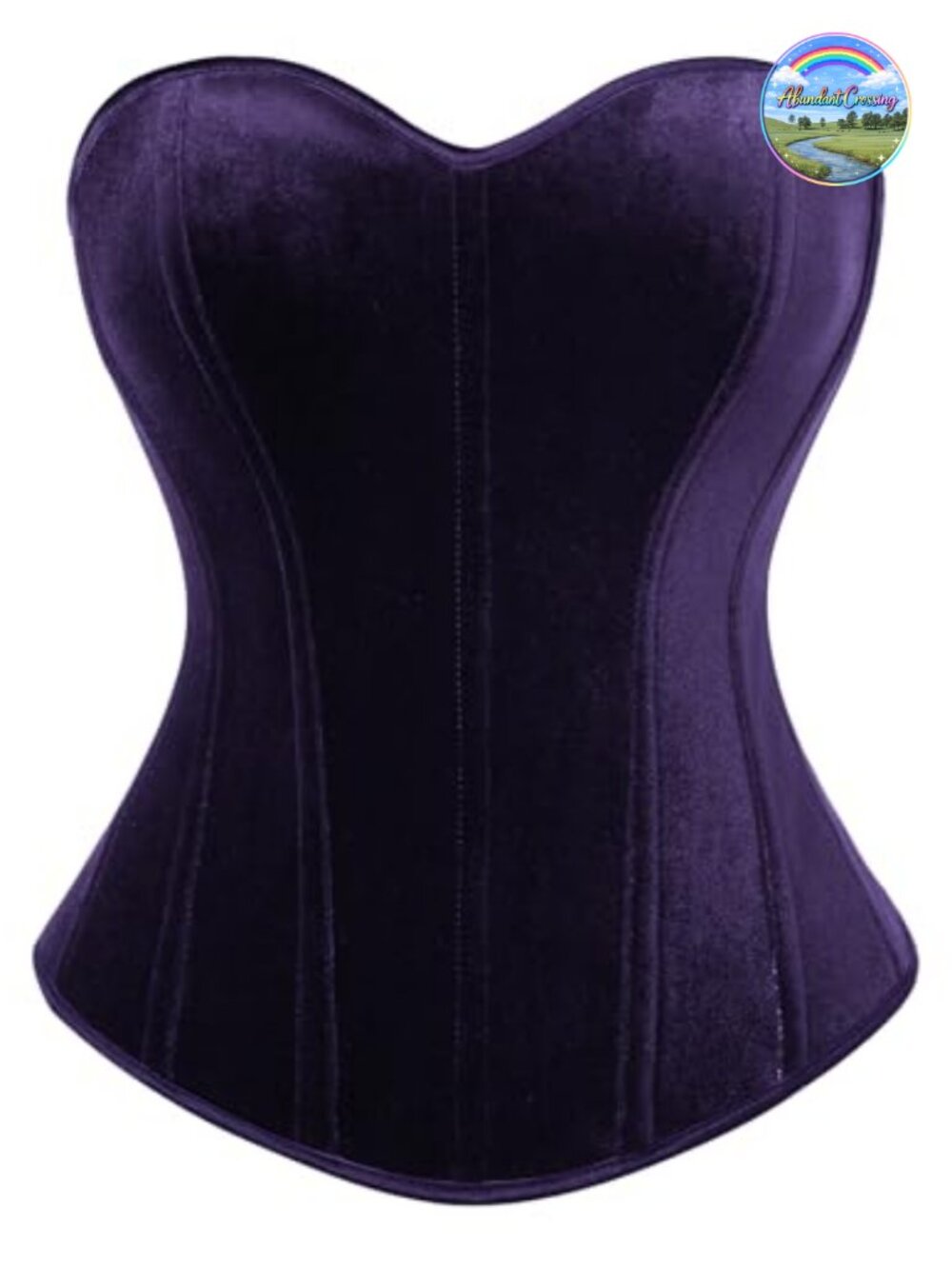 Velvet Corset Top Strapless Sweetheart Bustier Party Club